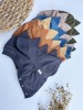 Susegamas medvilninis žieminis šalmukas "Drakoniukas", (merino/medvilninis pamušalas), 13 spalvų