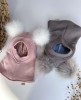Medvilninis žieminis šalmukas su "Bumbulais" , (medvilninis pamušalas), 13 spalvų