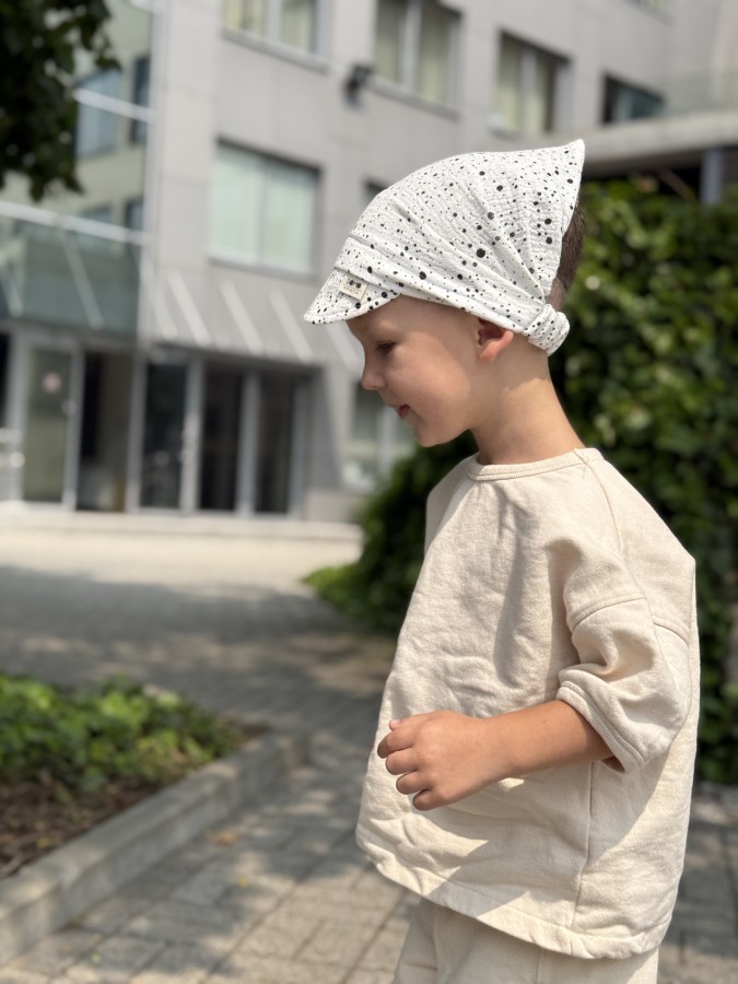 Muslino skarelė su snapeliu