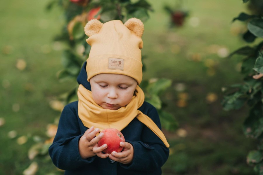 Rib trikotažo kepurė/komplektas "Teddy meškiukas" , 17 spalvų