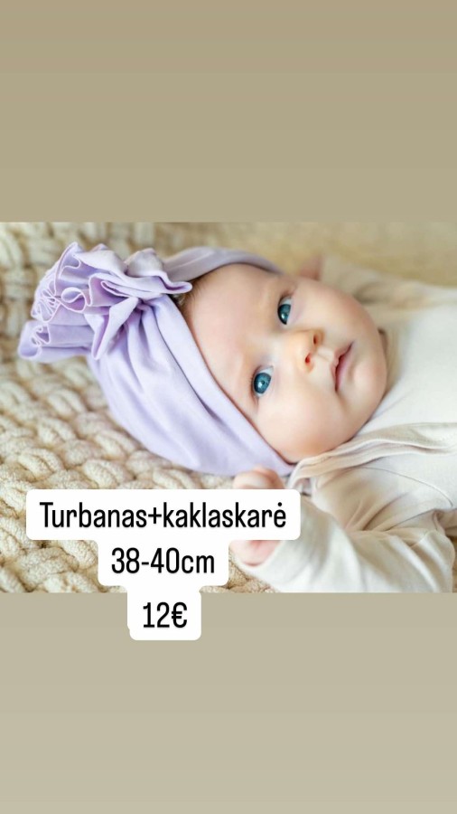 Rudeninis/pavasarinis tubano ir kaklaskarės komplektas