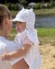 Siuvinėtos medvilnės kepurė su kaklo apsauga nuo saulės (5 spalvos)