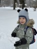 Žieminiai merino vilnos trikotažo šalmukai su Teddy ausimis, 3 spalvos
