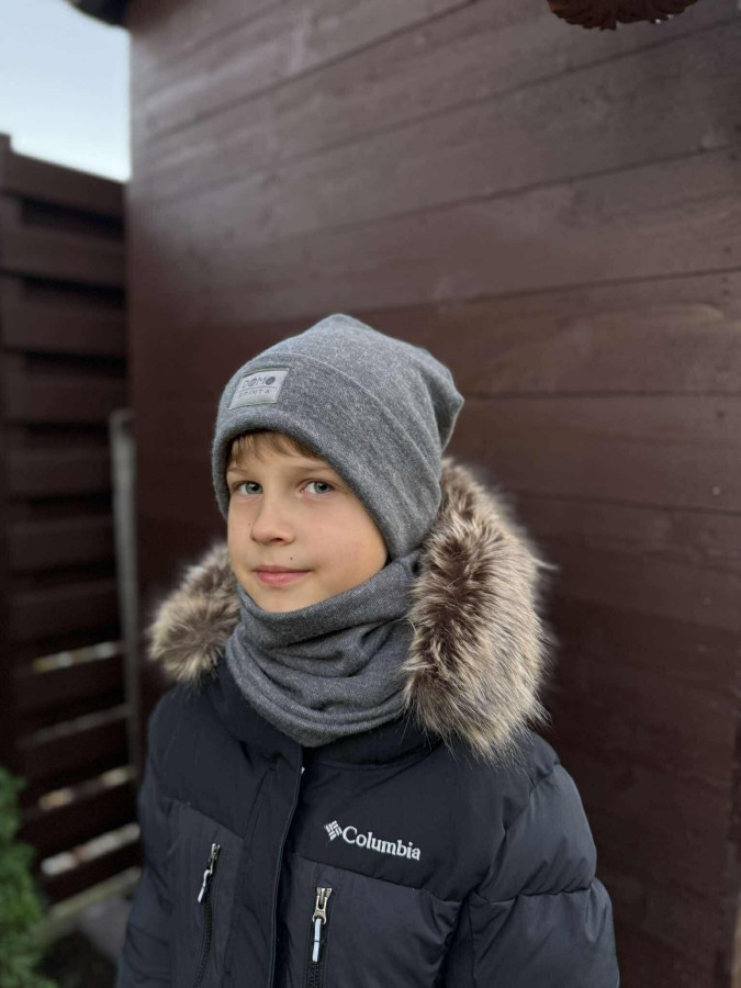 Žieminis merino vilnos komplektas vaikams, 4 spalvos