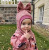 Žieminis vilnos šalmukas ,,su burbuliukais" su kaspinu, 10 spalvų Žieminis vilnos šalmukas ,,su burbuliukais" su kaspinu, 10 spalvų