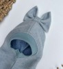 Žiemins vilnos  šalmukas su kaspinais, 4 spalvos